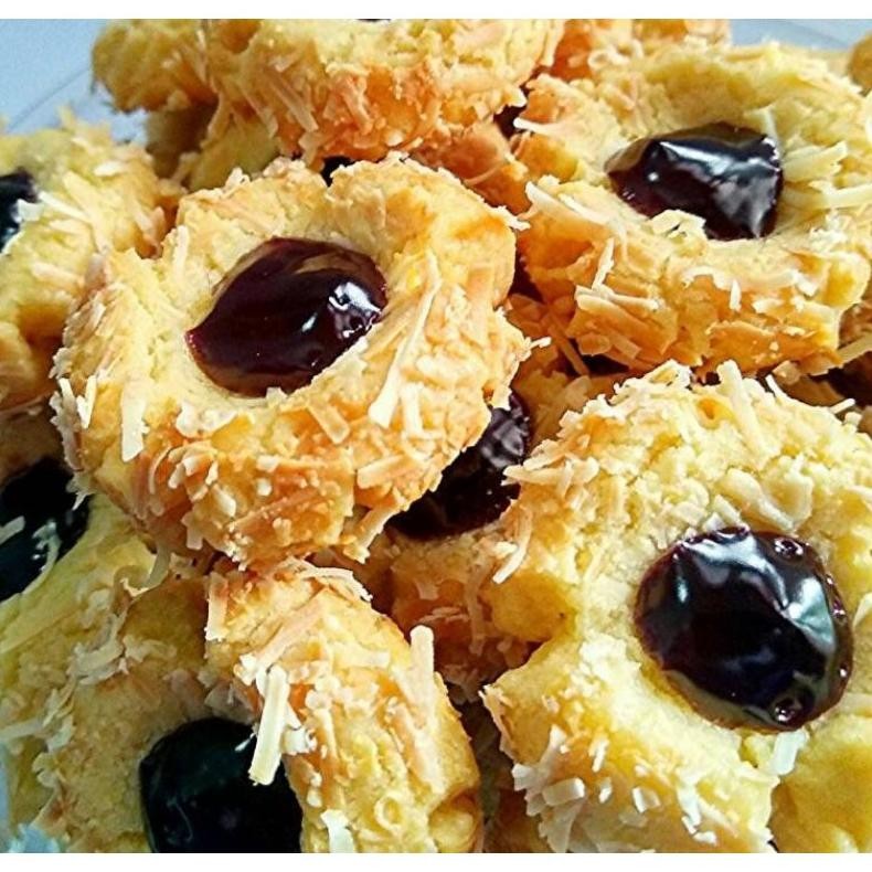 

Kue Thrumbprint Blue Berry Enak Limited