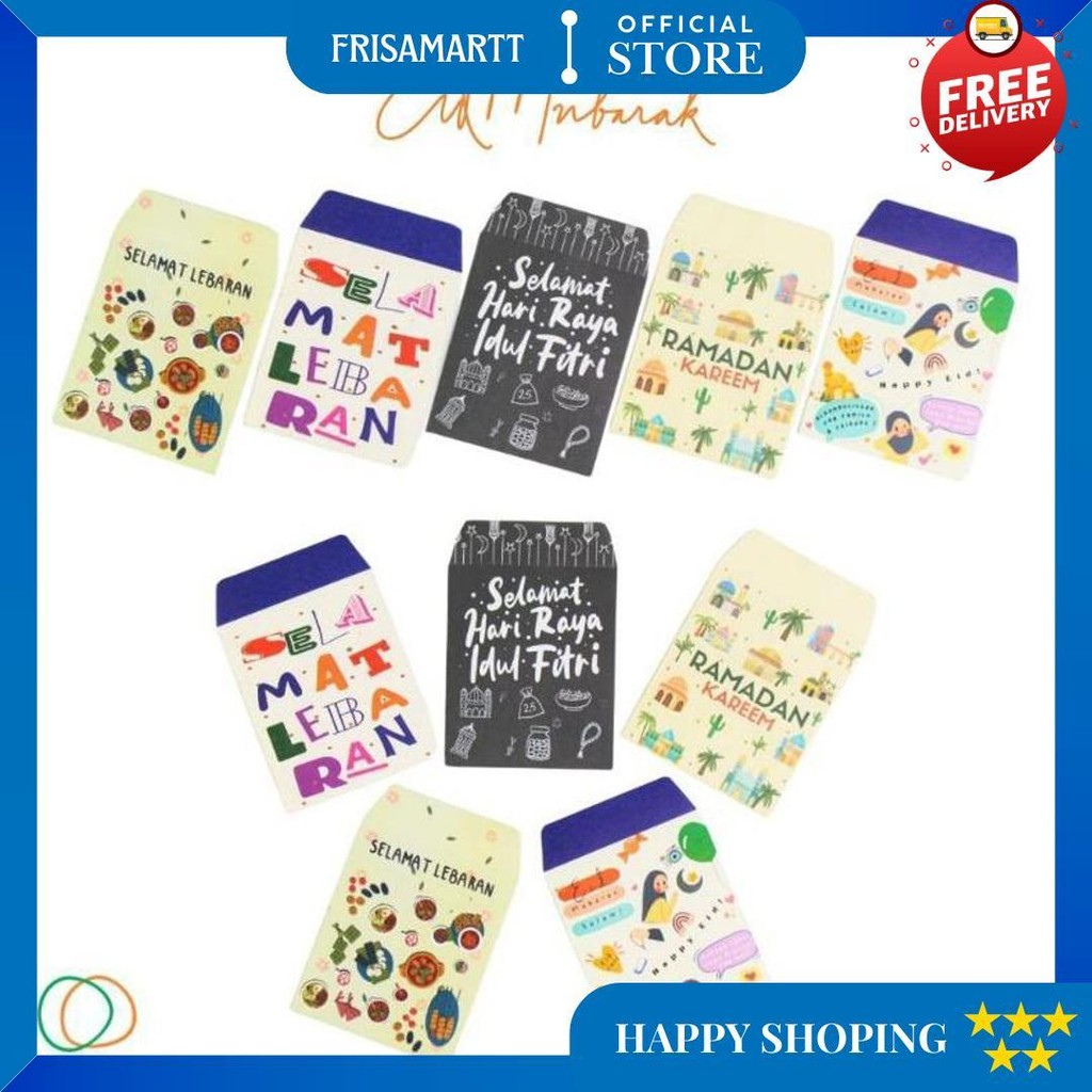 

(Isi 10,20,30,40,50 Pcs) Amplop Lebaran 2025 / Angpao Lebaran 2025 / Amplop Atau Angpao Lebaran Idul Fitri 2025 / Amplop Lebaran Murah D Termurah