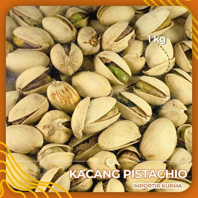

Murah Kacang Pistachio 1Kg / Kacang Fustuk / Kacang Pistachio Arab Fustuk