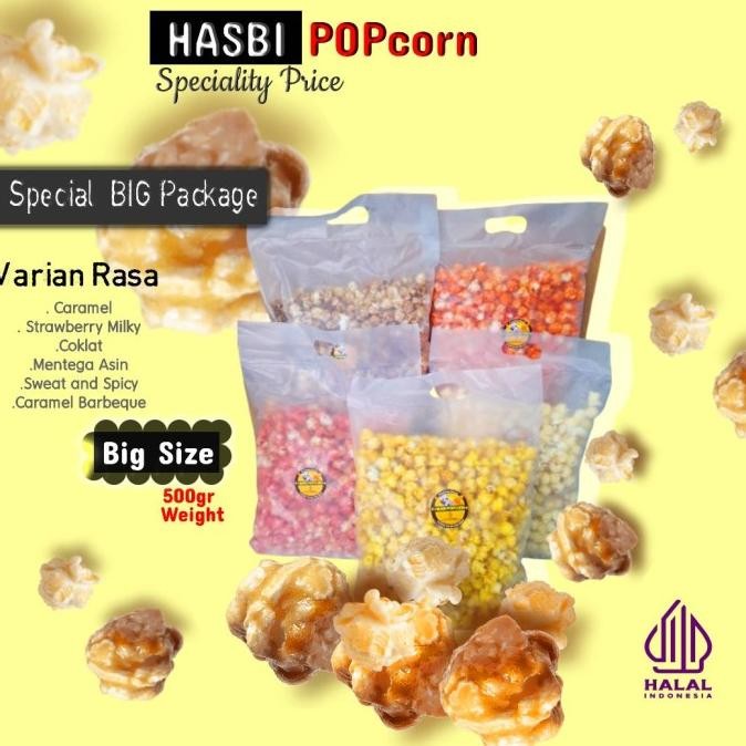 

Promo Hasbi Popcorn 1Kilogram Bigball Jumbo Mushroom /Camilan Kiloan