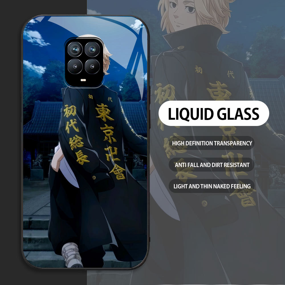 For Xiaomi RedMi Note 4 4x 7 8 9s 9 pro max Casing Skin Handphone  Tokyo Revengers Mikey Glass kesin