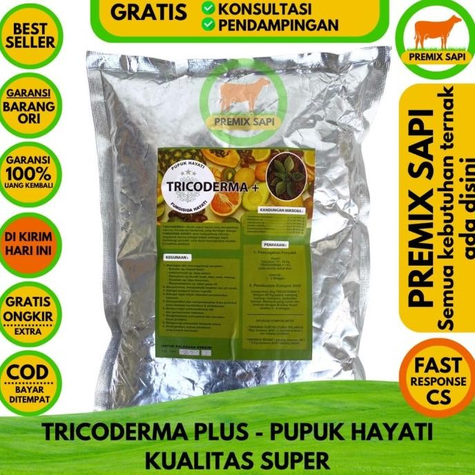 TRICODERMA 1kg - pupuk tricoderma - pupuk hayati tricoderma