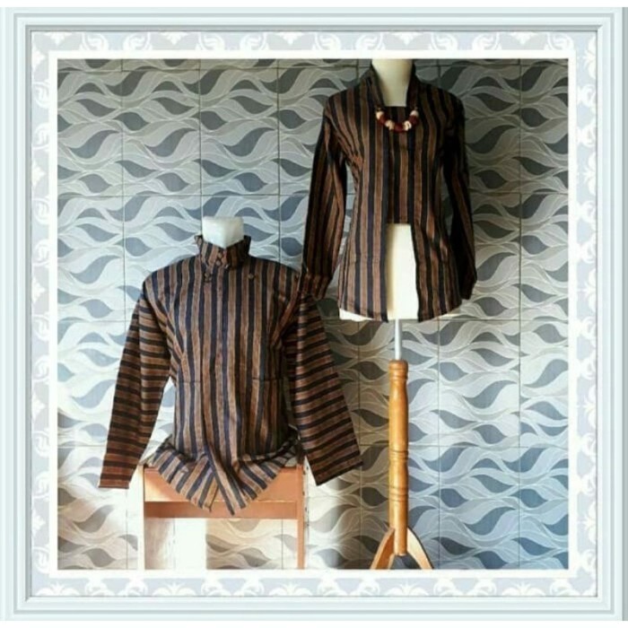 [RAINNBOW] Baju lurik Lurik wanita Lurik pria baju lurik jawa