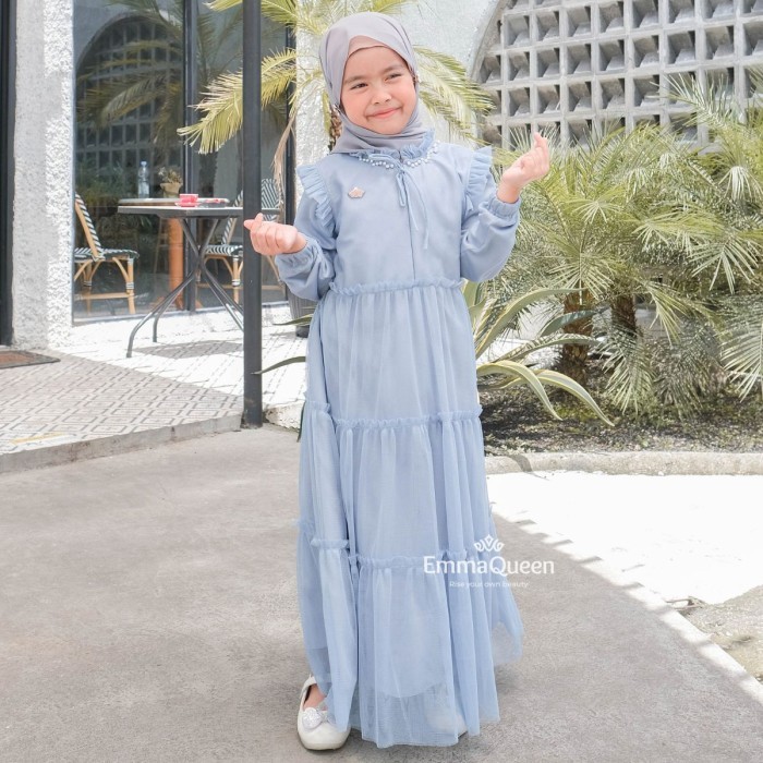 Emma Queen - Dress Shea Kids baju anak perempuan katun tile XS/XXL