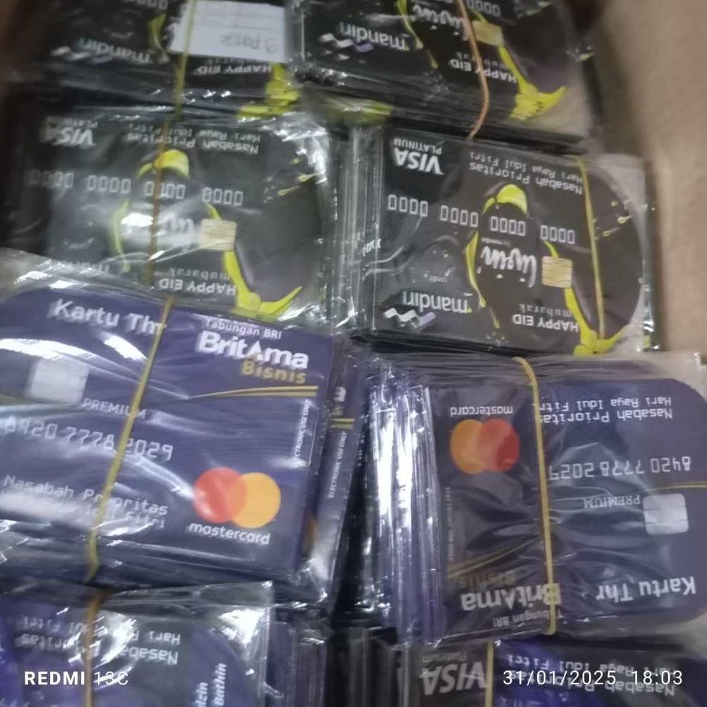 

COD (100 pcs) Amplop Lebaran Motif Atm 2025 Ir-129