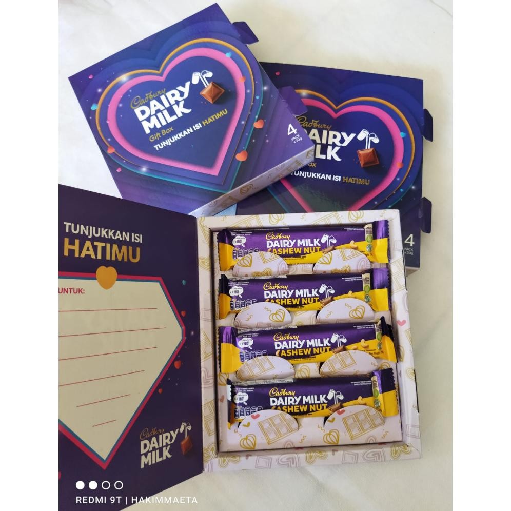 

TERMURAH CADBURY EDISI VALENTINE gift box isi 4 fx-45