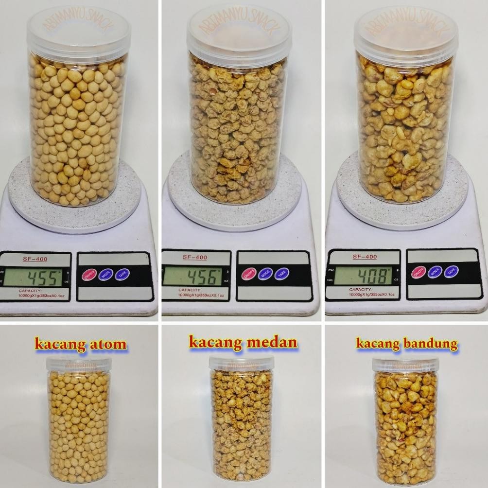 

TERMURAH cemilan kacang / kue lebaran kemasan toples 1 liter ti-17