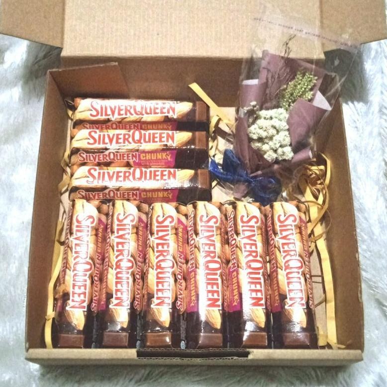 

PROMO Hampers coklat silverqueen/hampers ultah/hampers valentine/hampers wisuda bas-12
