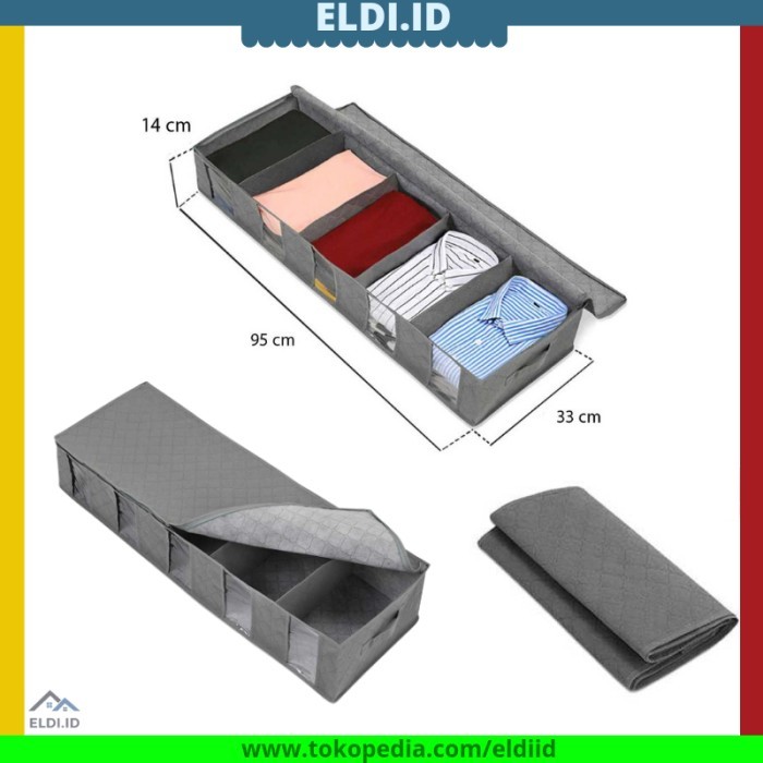 Kotak Penyimpanan Pakaian Baju Dalam Dasi Sekat Lipat Minimalis Storag