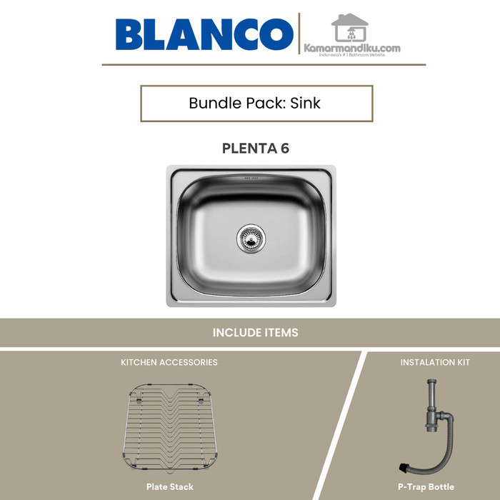 BLANCO Kitchen Sink Plenta 6
