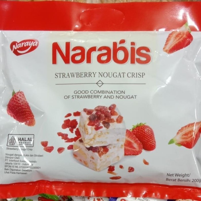 

Sale Naraya Narabis Strawberry Nougat 200Gram