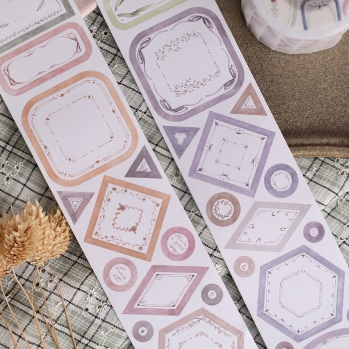 

LOI DESIGN LOVELY FLOWER FRAME DIE-CUT PAPER TAPE