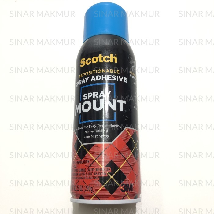 

REPOSITIONABLE SPRAY ADHESIVE SPRAY MOUNT SCOTCH 3M (KALENG)