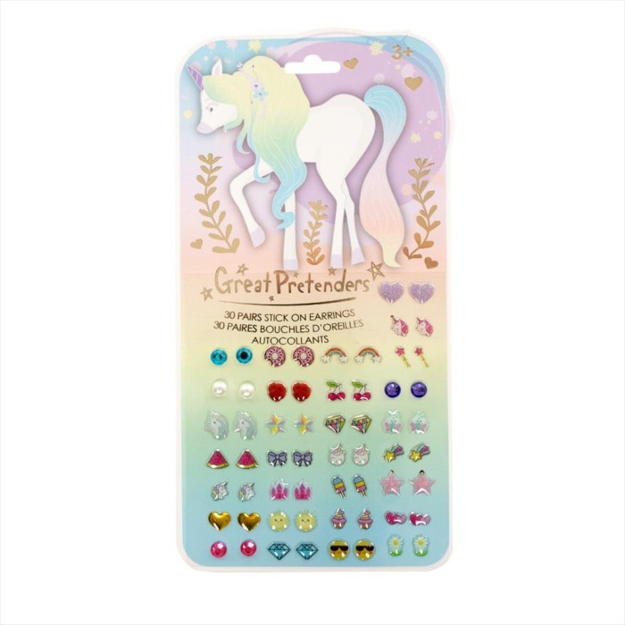 

GREAT PRETENDERS WHIMSICAL UNICORN STICKER EARRINGS