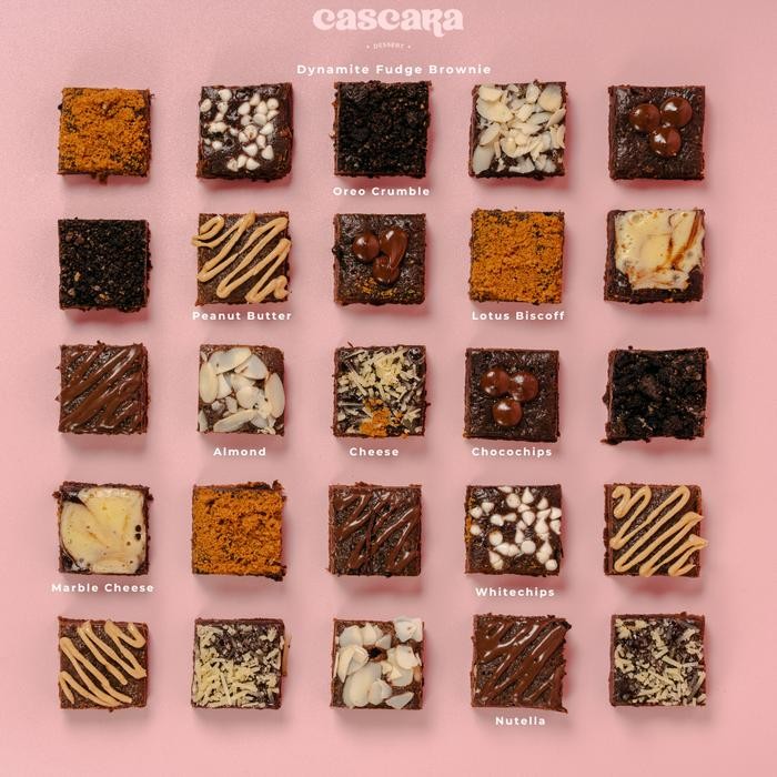 

Diskon Cascara Cookies - Dynamite Fudge Brownies 25Pcs 20X20Cm Packing Aman