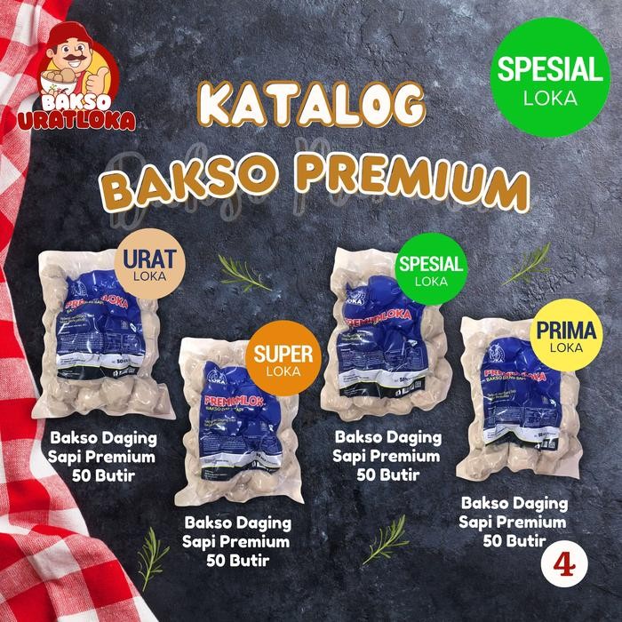 

Terbaru!! Spesialloka Isi 50 Butir Berat 650Gr Bakso Daging Sapi Premium Cod