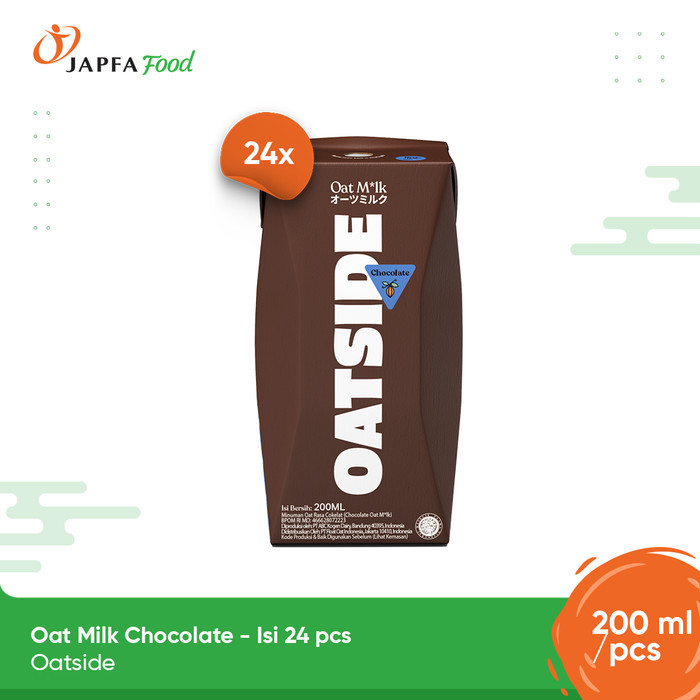 

Oatside Oat Milk Chocolate Mini Straw 200ml - Isi 24 pcs