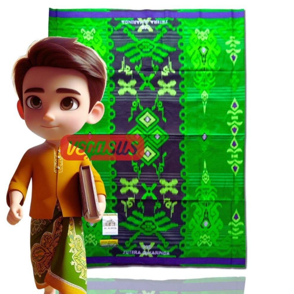 Promo Ramadhan 3Pcs Lebih Murah Sarung Samarinda Anak Laki Junior Sd,Smp-Kain Sarung Samarinda 210 S