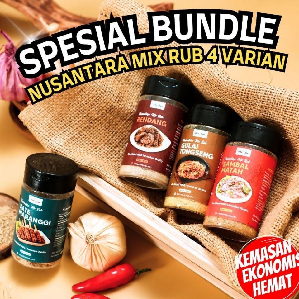

Chop Peial Bundle Nuantara Rub 4 Varian Emaan 55 Gram