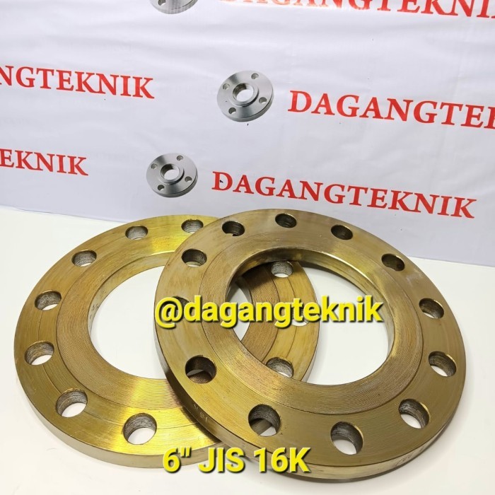 Flange JIS 16k Besi 6 inch (6")