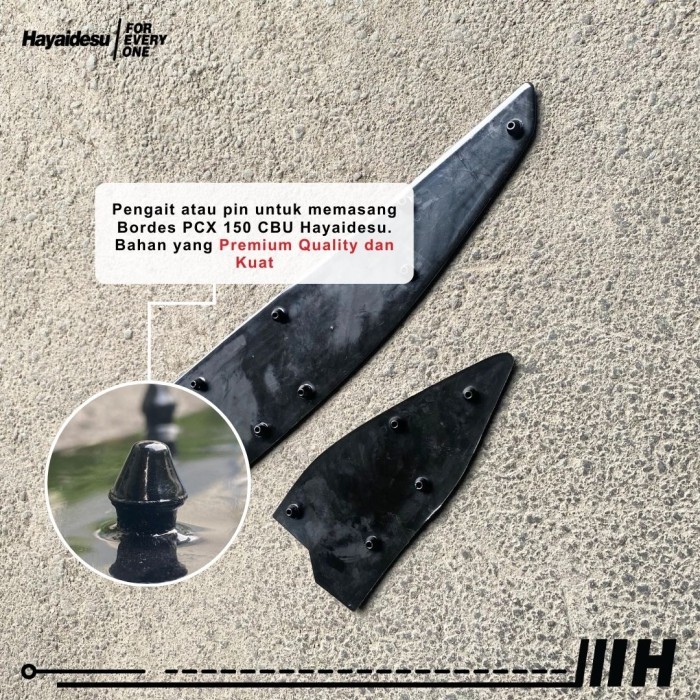 PROMO! Hayaidesu PCX 150 CBU Floor Step Boardrest Karpet Motor PCX 150 CBU Bordes - Premium Quality