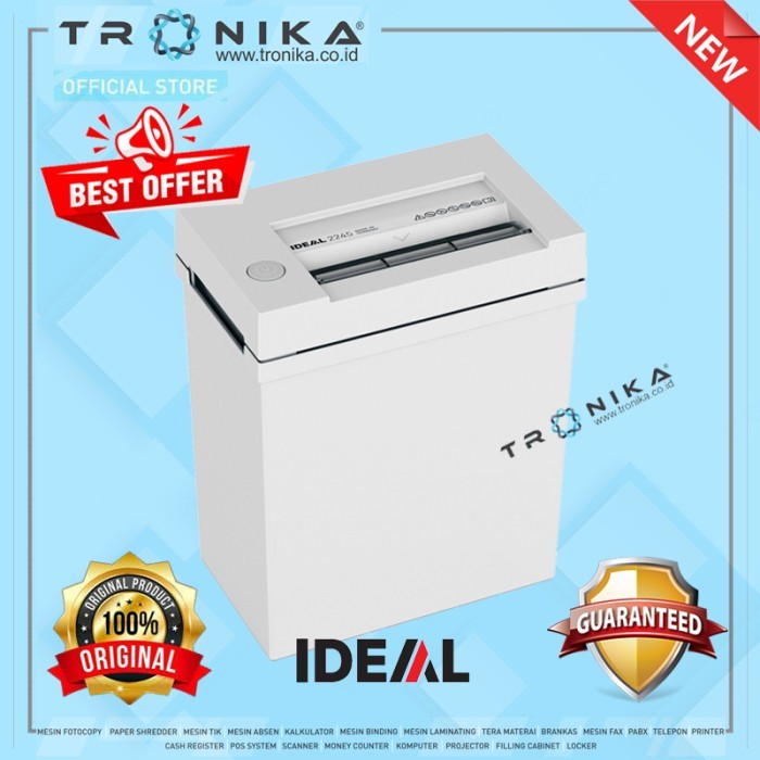

PROMO! Mesin Penghancur Kertas IDEAL 2245 SC