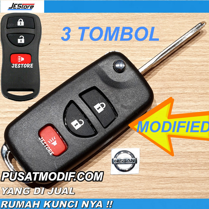 BEST NISSAN XTRAIL FLIP 3BTN NISSAN GRAND LIVINA RUMAH KUNCI LIVINA ROUND
