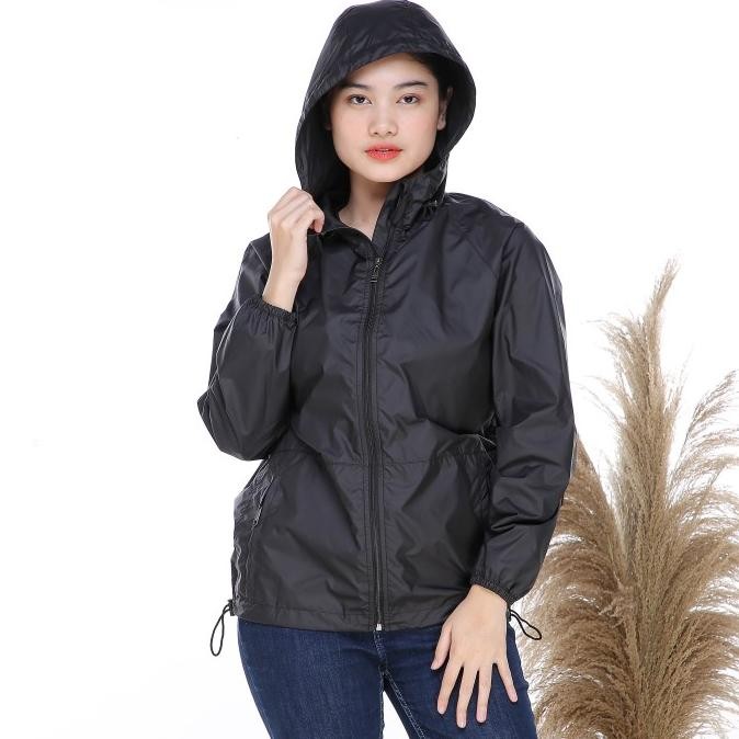 Jaket Olahraga Pria Wanita Windbreaker Jogging Sauna Original Dan Terpercaya