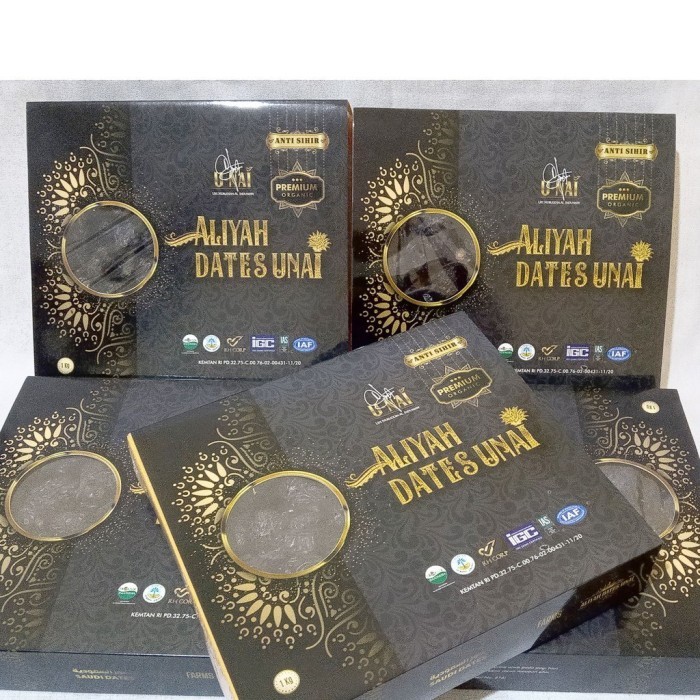 

Kurma Ajwa Aliyah Unai Organic Grade Premium 1Kg