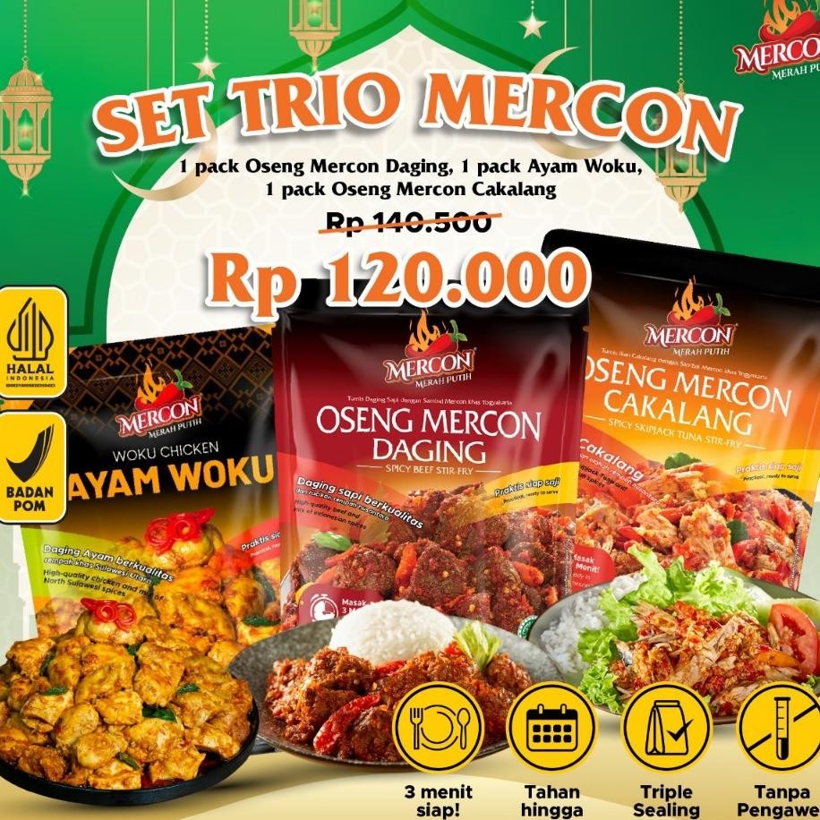 

Et Trio Mercon Ii 3 Pa Lau Peda Iap Aji Daging Ayam Wou Caalang