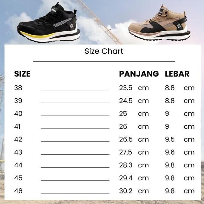 Sepatu Safety Sport Pria Wanita Ujung Besi Model Kings Caterpillar Terlaris