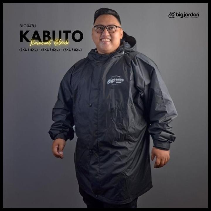 Terlaris BIGJORDAN.ID KABUTO raincoat big size XXXL XXXXL XXXXXL stelan jas hujan jumbo 6XL 7XL 8XL 