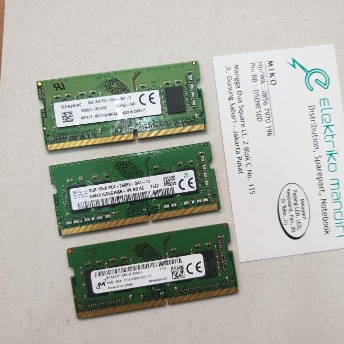 Original Ram Laptop Ddr4 8Gb 1Rx8 Pc4-2666V-Sa1-11 Sk Hynix Kingston Original