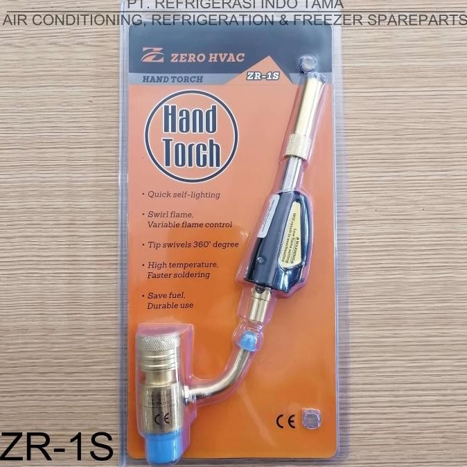 

HAND TORCH MAPP GAS - MAP PRO ZERO ZR-1S ( SINGLE BLOWER ) AUTO STOK TERBATAS