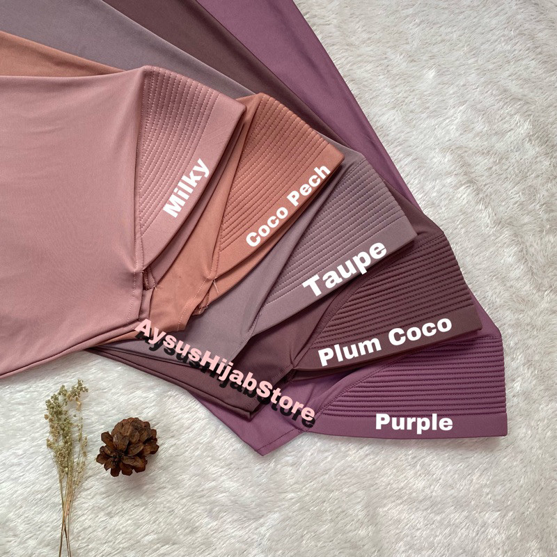 Hijab Sporty Hijab Instan Hijab sport Polos Spandek Jersey Polos (Pet Lebar)