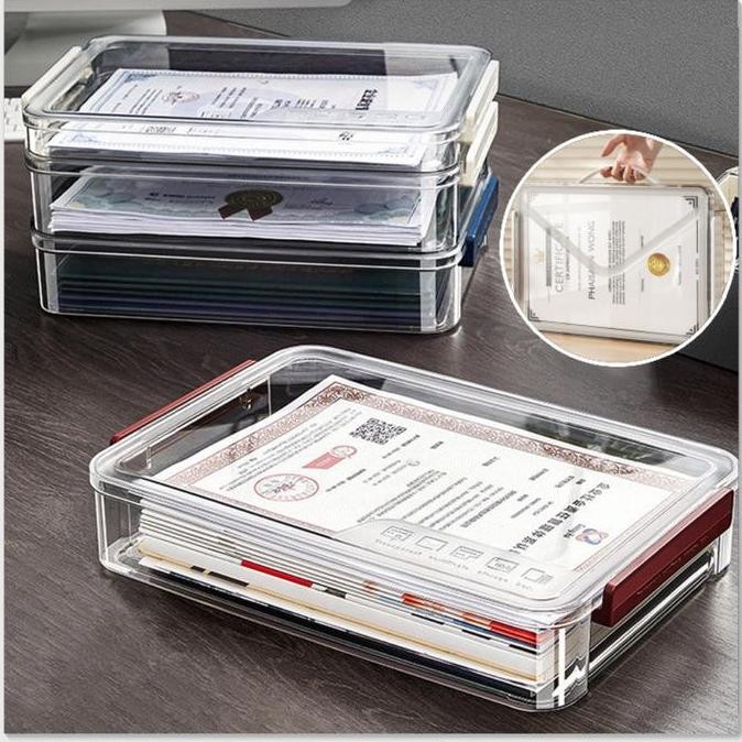 

KOTAK PENYIMPANAN KERTAS DAN MAP FILE/HARDCASE STORAGE PLASTIC TRAY /ORGANIZER TRANSPARENT PAPER BOX STORAGE CLEAR KOTAK PENYIMPANAN KERTAS DAN MAP FILE/HARDCASE STORAGE PLASTIC TRAY /ORGANIZER TRANSPARENT PAPER BOX STORAGE CLEAR STOK TERBATAS