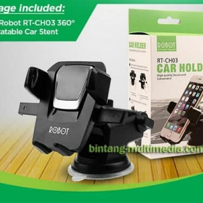 

CAR HOLDER MOBIL DASHBOARD ROBOT RT-CH03 ORIGINAL SIMPLE WAZE MAP STOK TERBATAS