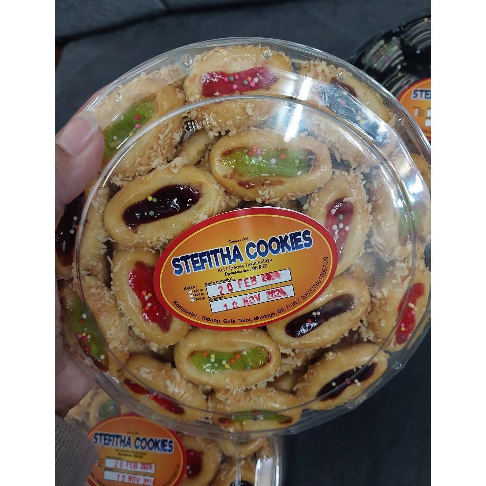 

ORIGINAL Kue Semprit Strawbery SPESIAL 500 Gram - mekarasih asd-86