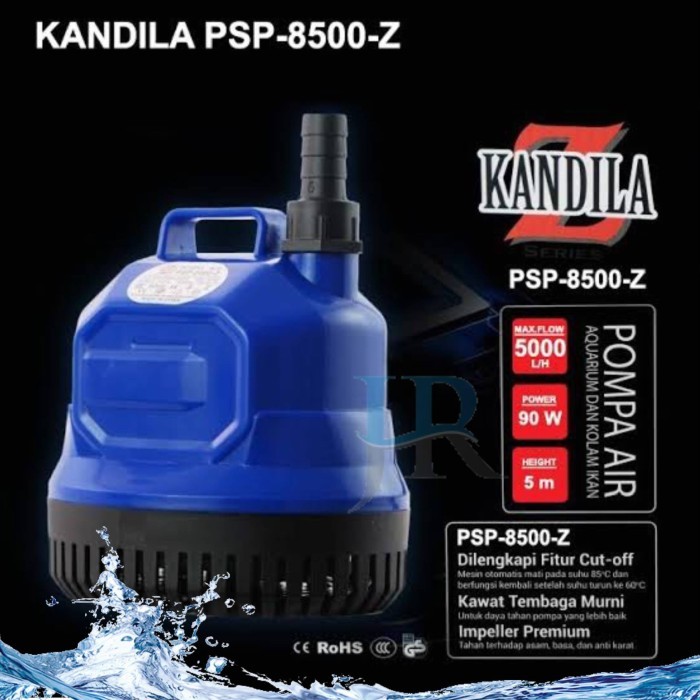 Pompa Celup Air Terjun Kolam Hidroponik Naik 5 Meter Kandila Psp 8500Z