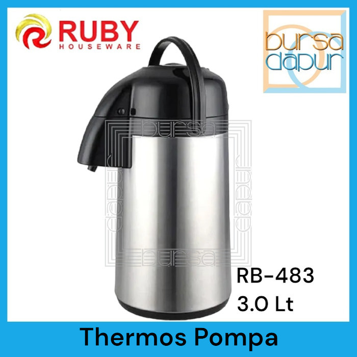 Sigma Vacuum Jug Air Pump 3 Liter Termos Pompa Air Panas