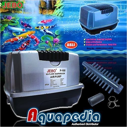 Jebo P100 Pompa Udara Aerator Hiblow Air Pump Blower