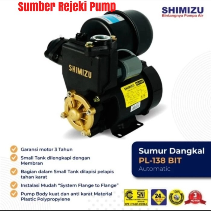 Shimizu Pompa Air Pl-138 Bit/Pl-138Bit