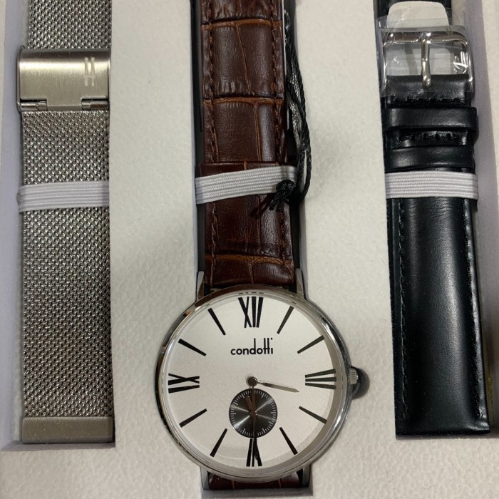 BERKUALITAS JAM TANGAN CONDOTTI ORIGINAL CN6076 BOX SET