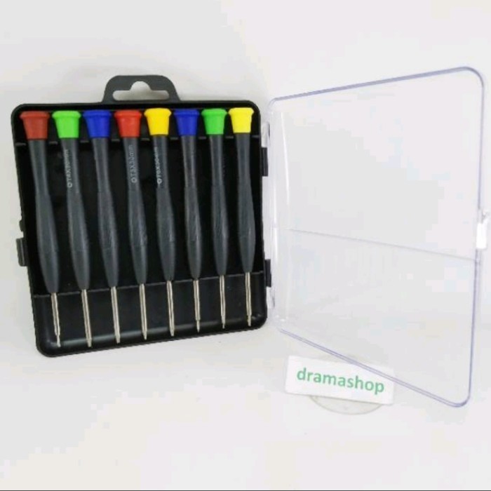 DISKON Obeng jam set Precision Screwdriver set 8pcs