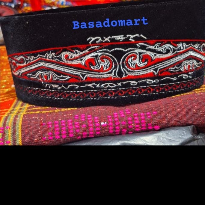 Topi Peci Batak - Topi Songkok - Topi Gorga Batak - Peci Songkok Gorga