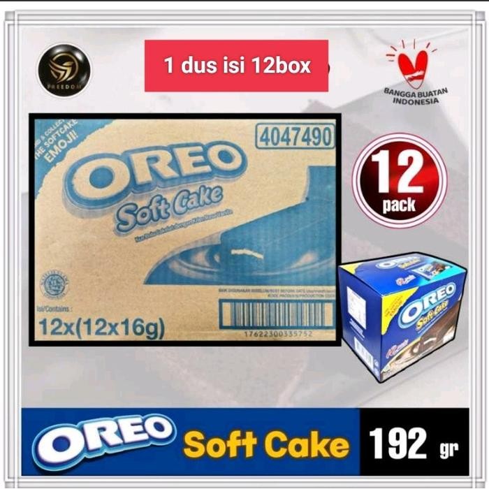 

Oreo soft cake 16 gr promo perdus/kue bolu coklat krim vanila Vanilla