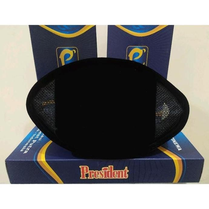 Terjangkau Songkok Peci President Ac Original 100% Kopiah Polos Hitam Peci President