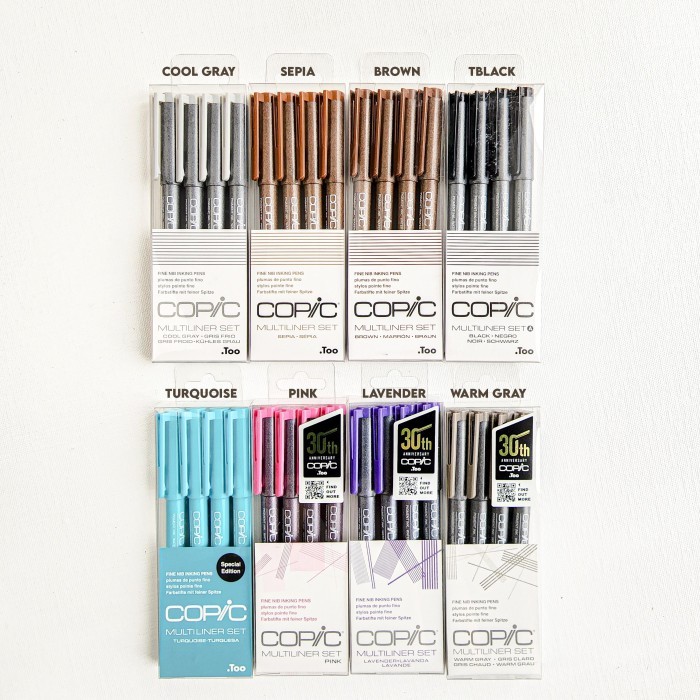 

Copic Multiliner Set 4Pcs Fine Nib Inking Pens Promo