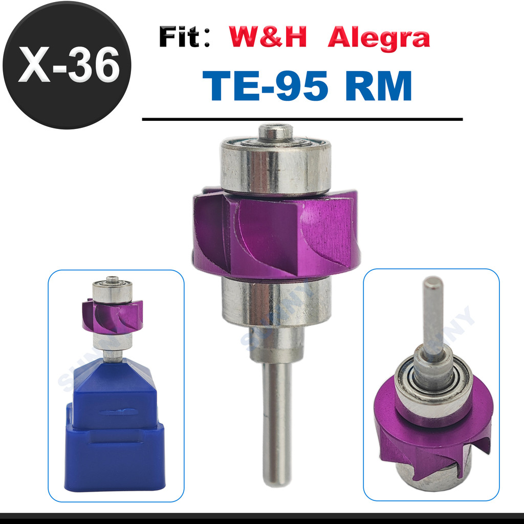 GUMO Fit W&H TE-95 RM Handpiece Dental Turbine Cartridge Rotor High Speed Handpiece Rotor  Dentists 