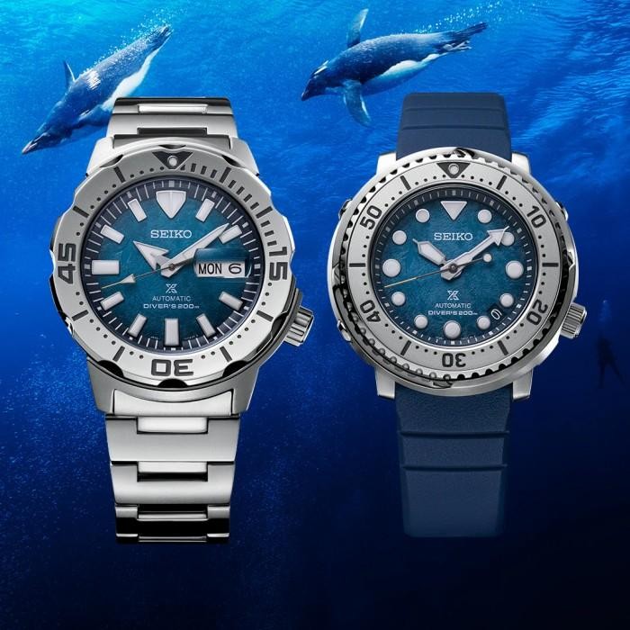 HOT SALE Seiko Prospex Diver SRPH75 SRPH77 Save The Ocean Series Monster & Baby Tuna